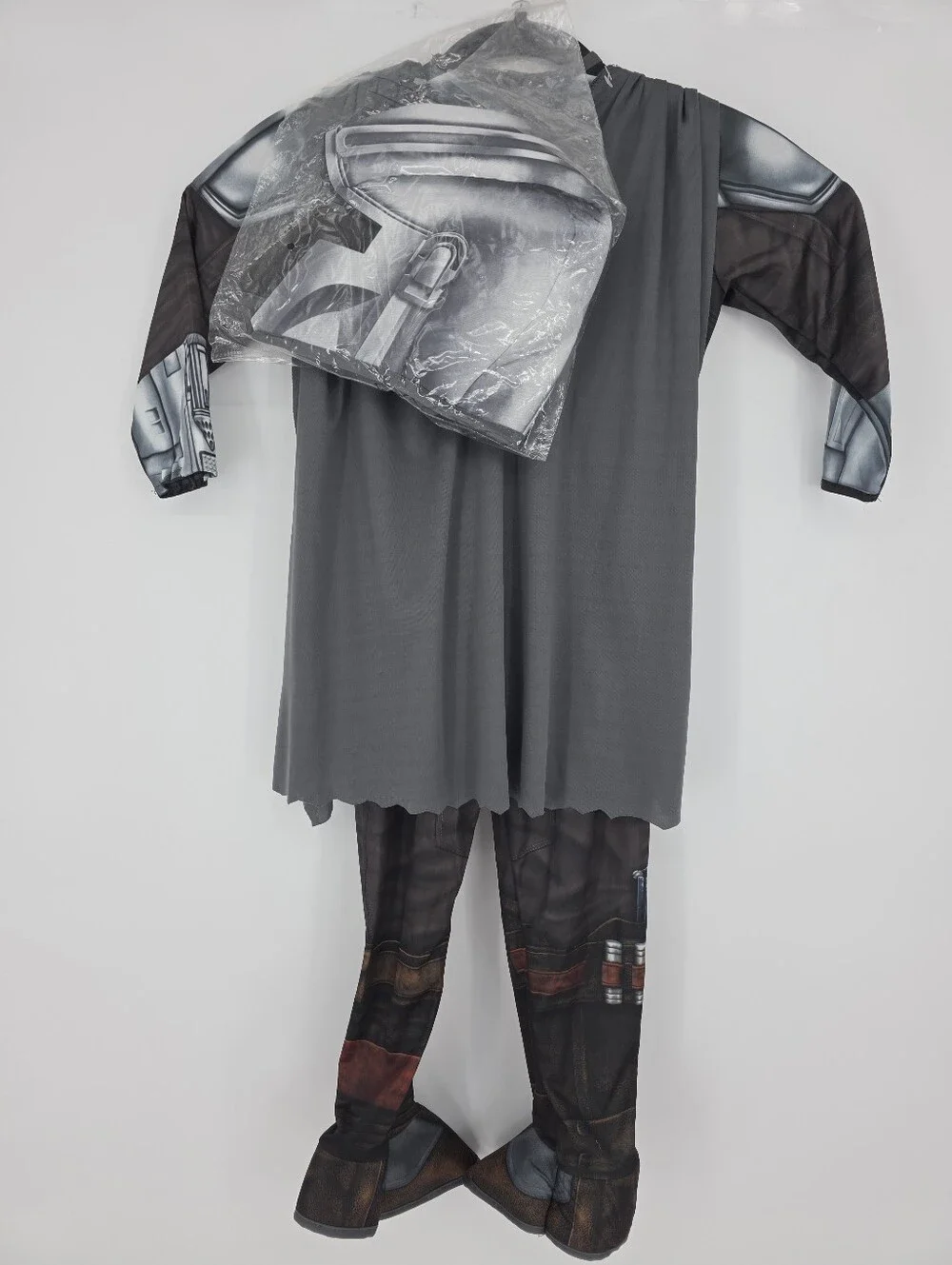 Star Wars Mandalorian Costume Toddler Rubies Jumpsuit Cape Mask Halloween NWOT